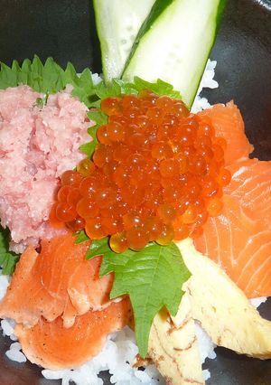海鮮丼☆炙りサーモン入り-レシピのメイン写真