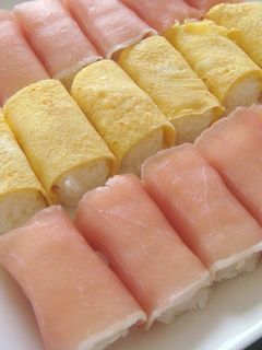 特別な日に✿生ハムと卵のお寿司-レシピのメイン写真