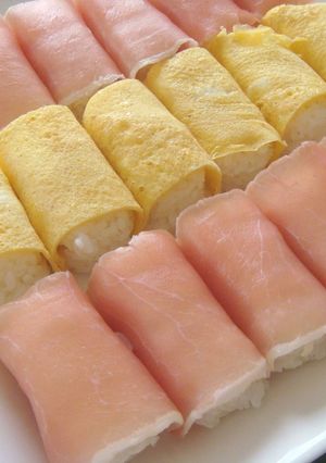 特別な日に✿生ハムと卵のお寿司-レシピのメイン写真
