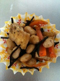 ひじきと豆煮-レシピのメイン写真
