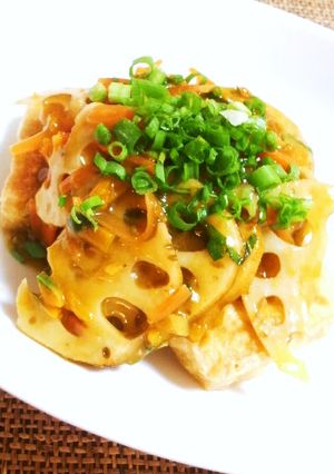 揚げだし豆腐★秋野菜あんかけ-レシピのメイン写真