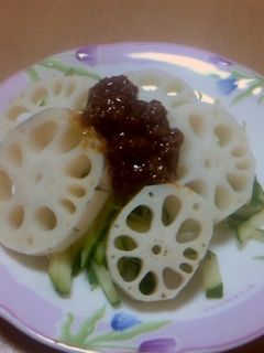 ホットサラダ~肉味噌ソースがけ-レシピのメイン写真