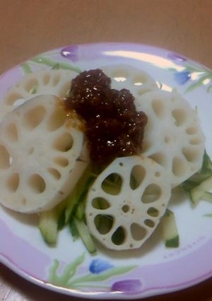 ホットサラダ～肉味噌ソースがけ-レシピのメイン写真