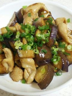 なすと鶏皮のピリ辛炒め-レシピのメイン写真