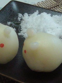 お月見うさ団子-レシピのメイン写真