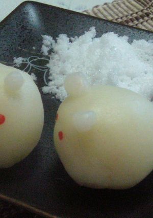 お月見うさ団子-レシピのメイン写真