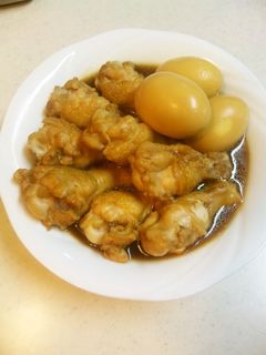 手羽元と茹で卵の甘辛煮-レシピのメイン写真