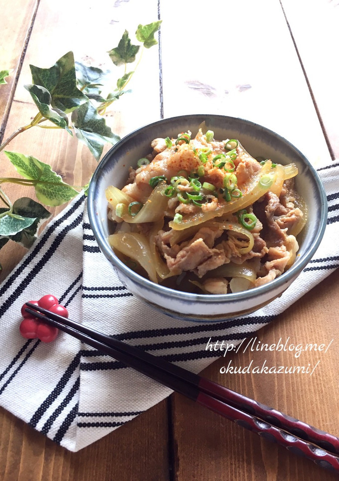 牛丼のような簡単つゆだく豚丼-レシピのメイン写真