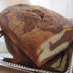 รูปของ しっとり本格☆マーブルパウンドケーキ