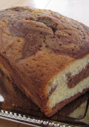 しっとり本格☆マーブルパウンドケーキ-レシピのメイン写真