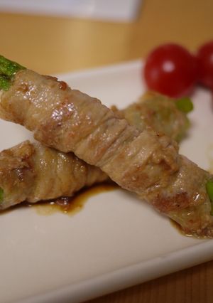 ミニアスパラの豚肉チーズ巻き♪-レシピのメイン写真
