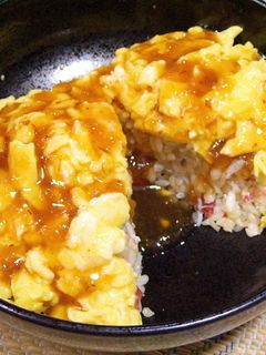 和風オムライス 青じそドレッシング味-レシピのメイン写真
