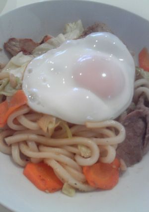 金欠焼うどん-レシピのメイン写真