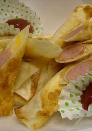 巻き巻きチーズソーセージ-レシピのメイン写真