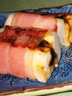 海苔とチーズのはんぺんサンドベーコン巻き-レシピのメイン写真