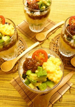 肉味噌カップ寿司-レシピのメイン写真