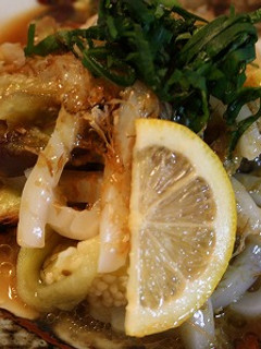 焼きなすとイカのわさびマリネ-レシピのメイン写真