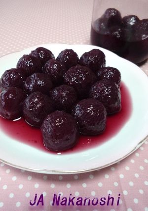“巨峰のコンポート“-レシピのメイン写真