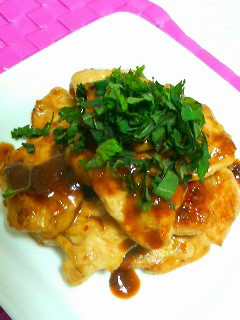 胸肉の青じそドレッシング焼き-レシピのメイン写真
