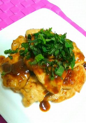 胸肉の青じそドレッシング焼き-レシピのメイン写真