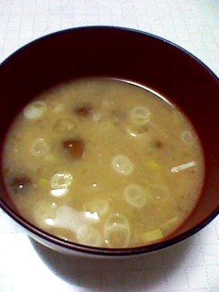 なめことねぎのみそ汁-レシピのメイン写真