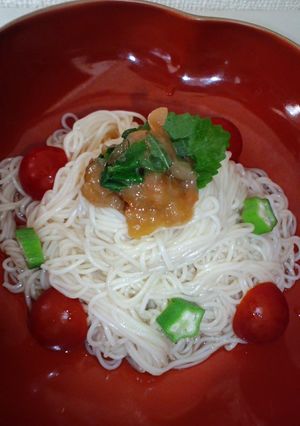 そうめんの青じそドレッシング-レシピのメイン写真