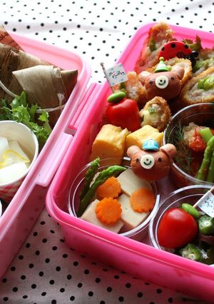 運動会のお弁当に^^ 応援ピックトマト♪-レシピのメイン写真