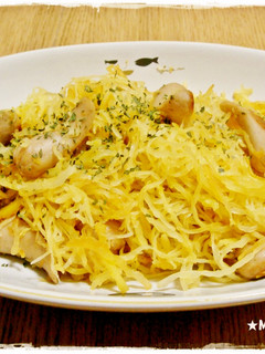 金糸瓜のバター醤油炒め-レシピのメイン写真