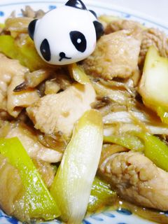 風邪対策に!鶏肉ねぎしょうが炒め♪-レシピのメイン写真