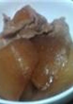煮汁がじゅわ～！豚肉と大根の煮物-レシピのメイン写真