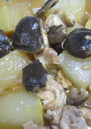 冬瓜と鶏肉の煮物　～圧力鍋～-レシピのメイン写真