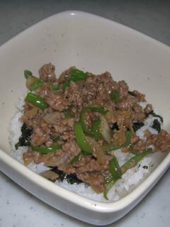 簡単♪節約♪豚ひき丼♪-レシピのメイン写真