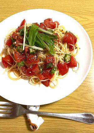 トマトのカッペリーニ（冷製パスタ）-レシピのメイン写真