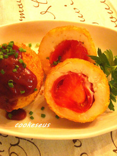 トマトが丸ごと♪コロッケ-レシピのメイン写真