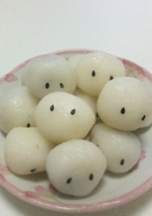 色んな中身で楽しく☆簡単お月見団子☆-レシピのメイン写真