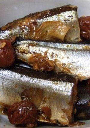 さんまの梅生姜ニンニク煮-レシピのメイン写真