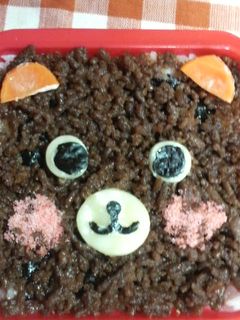 そぼろ弁当で☆森のくまさん-レシピのメイン写真