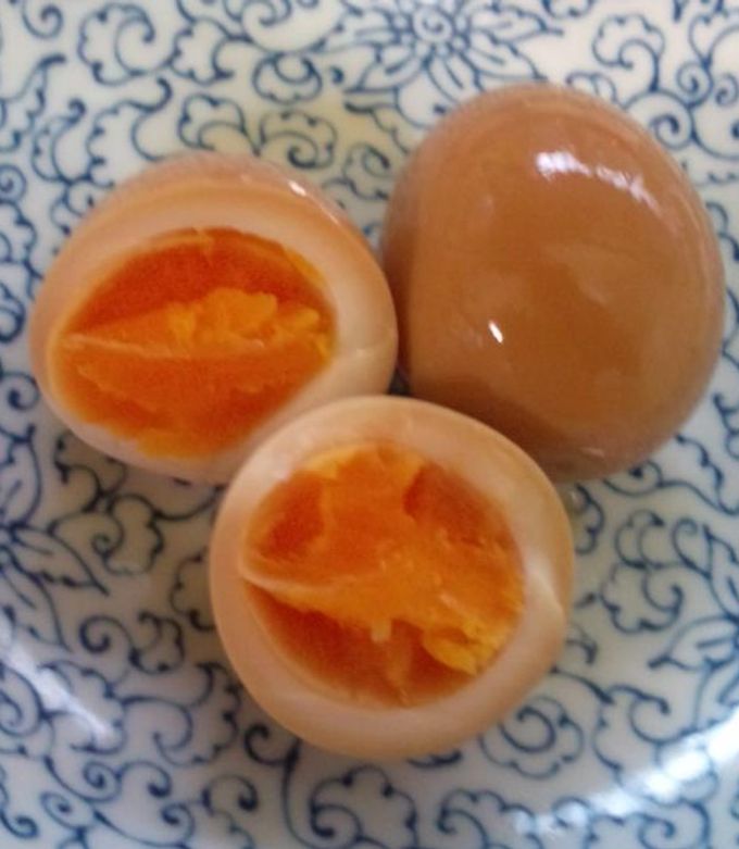 煮卵 Soft Boiled Egg for Ramen】とろーり煮たまご//Nitamago