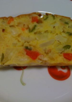 ツナとお野菜たっぷり☆ケークサレ-レシピのメイン写真