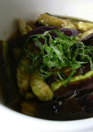 レンジで簡単♪青じそ香る旨ウマ茄子-レシピのメイン写真