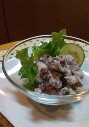 衣カリっと！砂肝の粉吹き揚げ-レシピのメイン写真