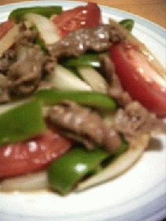 牛肉+ピーマンの炒め物-レシピのメイン写真