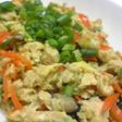 凍っちゃった豆腐で炒り豆腐