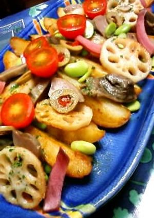 あり合わせのホットサラダ-レシピのメイン写真