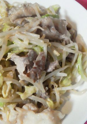 簡単★たらこ味肉野菜炒め^^-レシピのメイン写真