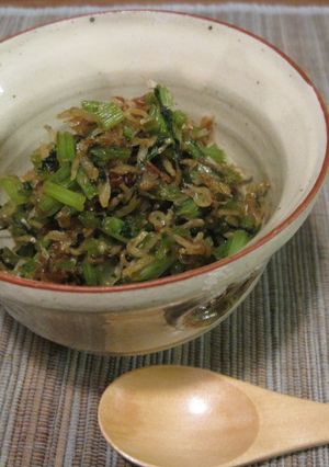 エコ♪かぶの葉（大根の葉）の甘辛炒め煮-レシピのメイン写真