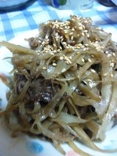 ごぼうと牛肉のしぐれ煮☆-レシピのメイン写真