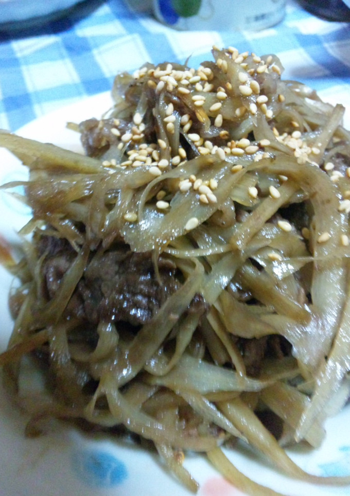 ごぼうと牛肉のしぐれ煮☆-レシピのメイン写真