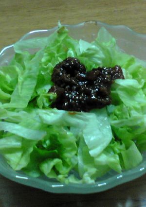 かんたん肉味噌サラダ-レシピのメイン写真