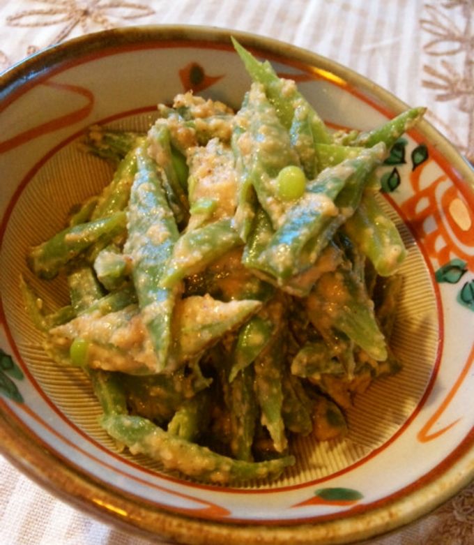 母の味♪ささげの胡麻味噌和え by 枝豆コロ助 【クックパッド】 簡単